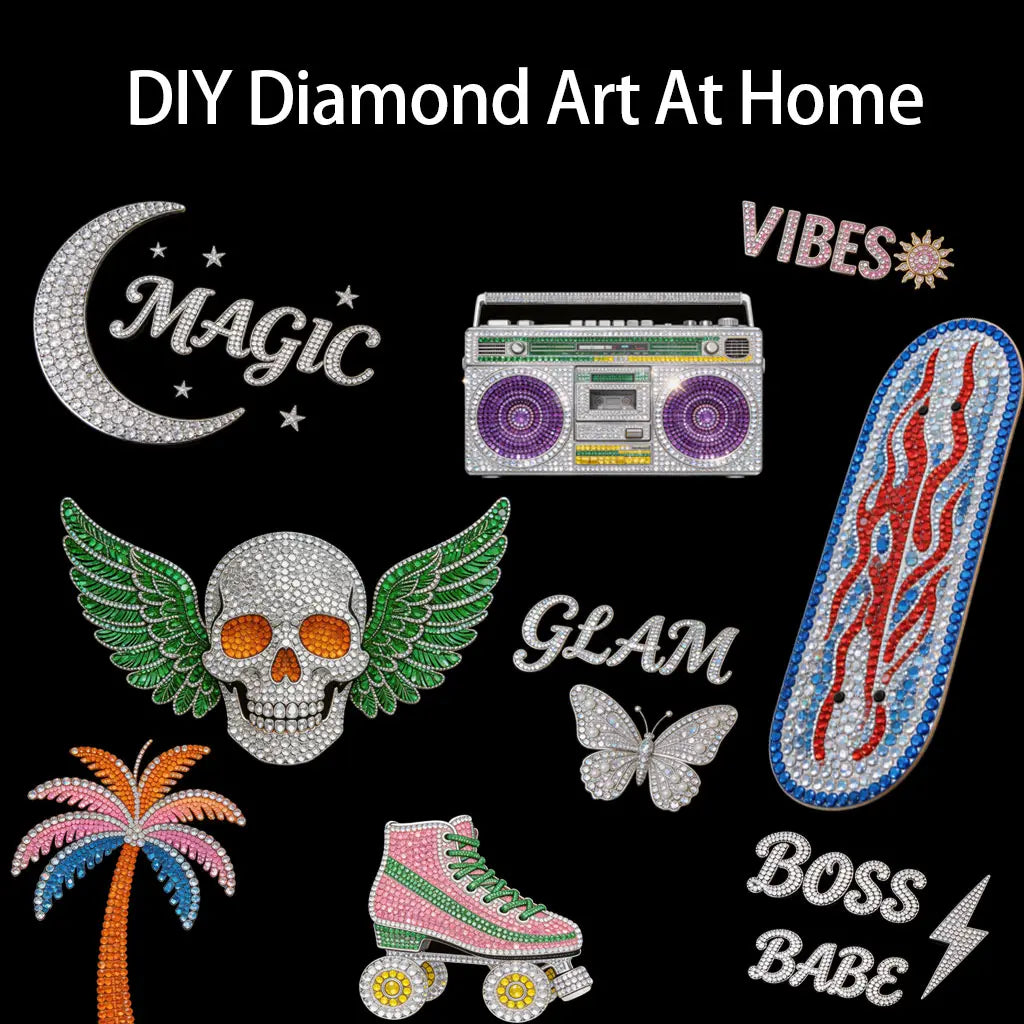 Hotfix Rhinestone Kit, DIY Hotfix Tool Set for Garments. Comes with 5000 AB & Clear Hotfix Rhinestones Packed in 3 Boxes, Equipped with 7 Hotfix Tips, Perfect for Clothing and Fabric DIY Decorations. Shimmery Finish