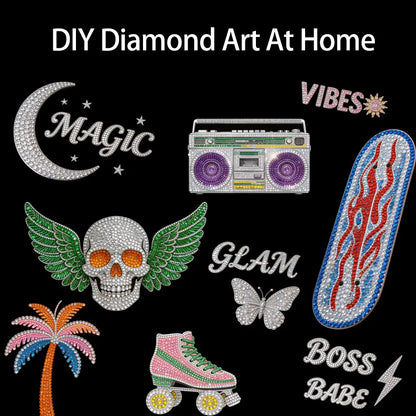 Hotfix Rhinestone Kit, DIY Hotfix Tool Set for Garments. Comes with 5000 AB & Clear Hotfix Rhinestones Packed in 3 Boxes, Equipped with 7 Hotfix Tips, Perfect for Clothing and Fabric DIY Decorations. Shimmery Finish