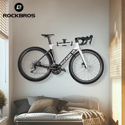 Bike Rack Wall Mount Garage Home Adjustable Bicyle Rack Horizontal Bike Hook Thickened Reinforced MTB Road Bike Holder
